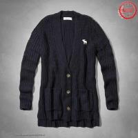 dames abercrombie fitch truien thick cardigan koningsblauw On Sale Goedkoop 7rkcx839